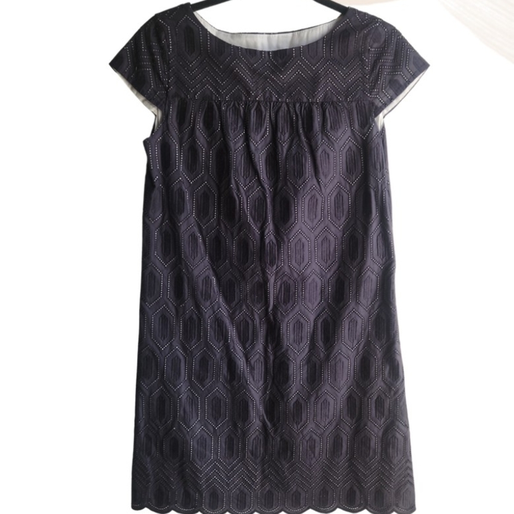 Ann Taylor Black Textured Work Dress | Professional Career | Size 6‎ EUC